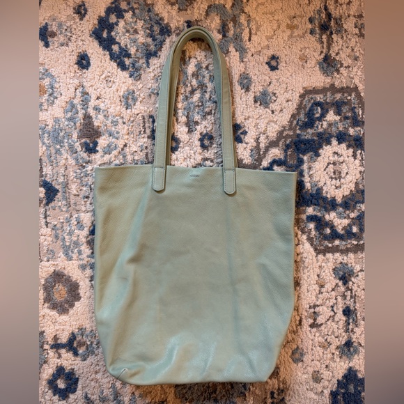 Leather Baggu Tote - Picture 2 of 7